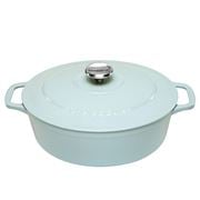 Chasseur - Oval French Oven Duck Egg Blue 27cm/4L