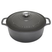 Chasseur - Round French Oven Caviar 28cm/6L