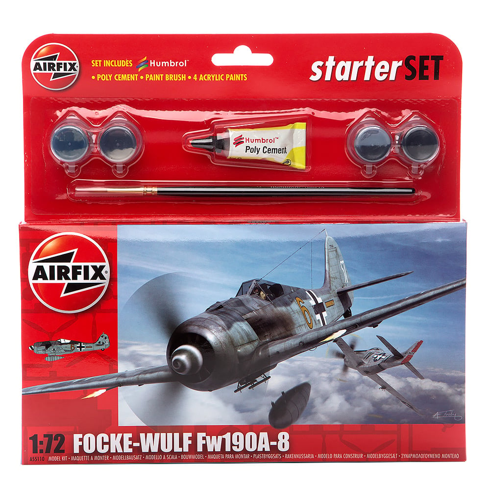 NEW Airfix Focke-Wulf Fw 190 Model Set 5014429551109 | eBay