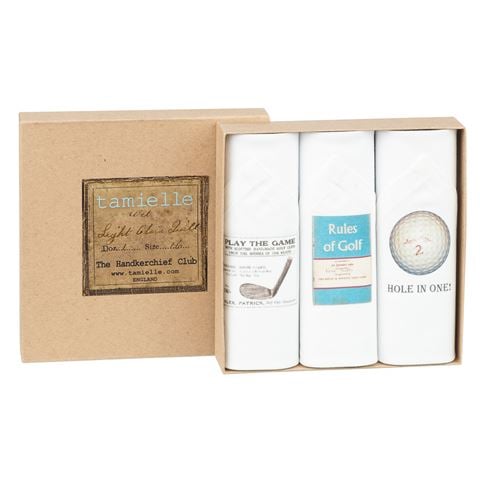 Tamielle Men's Rules of Golf Handkerchief Set 3pce - Peter's of Kensington