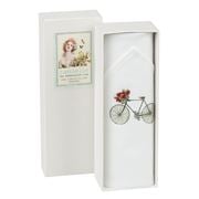 Tamielle - Ladies' Bicycle and Flowers Handkerchief