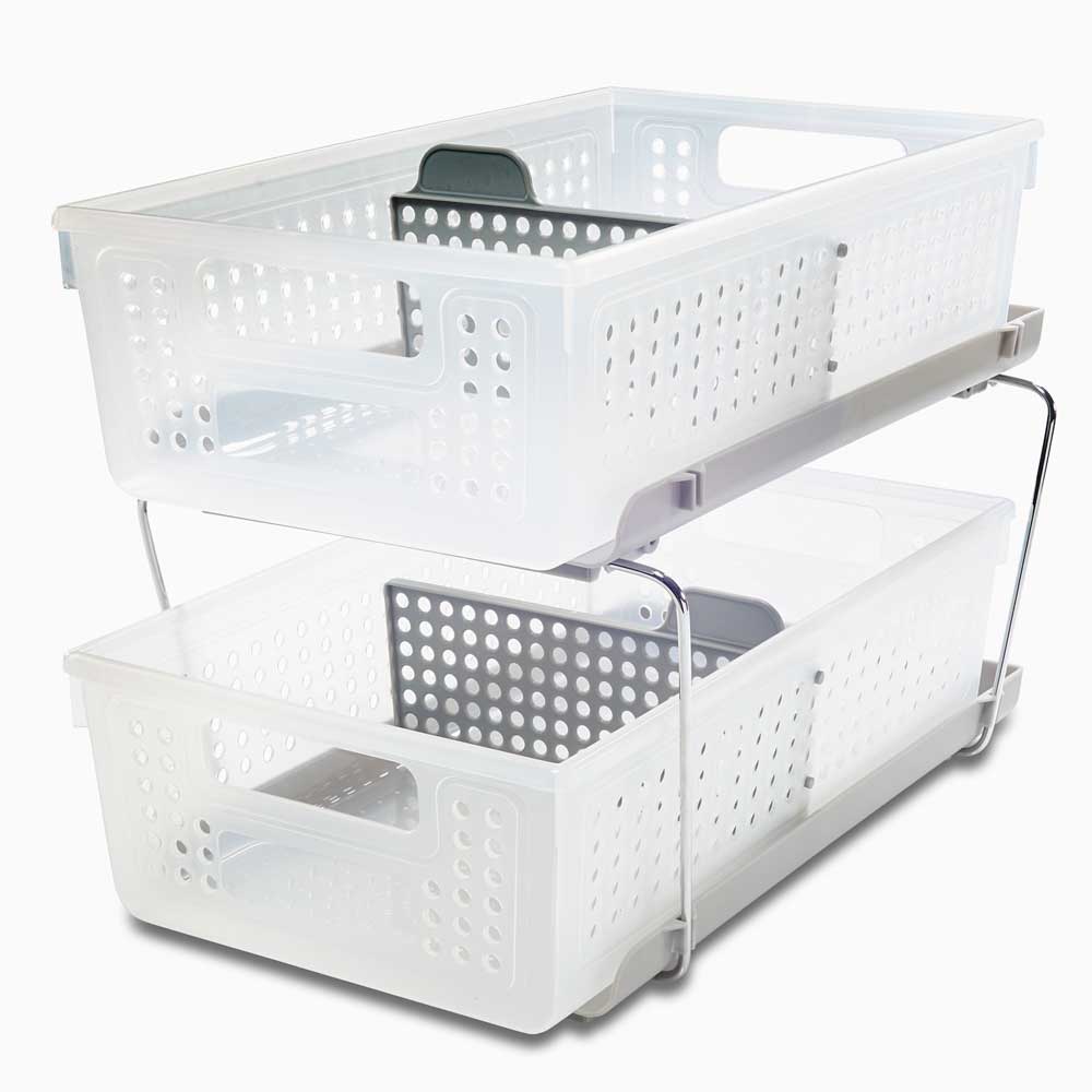 Madesmart Two Level Storage Baskets w/ Dividers Peter's of Kensington