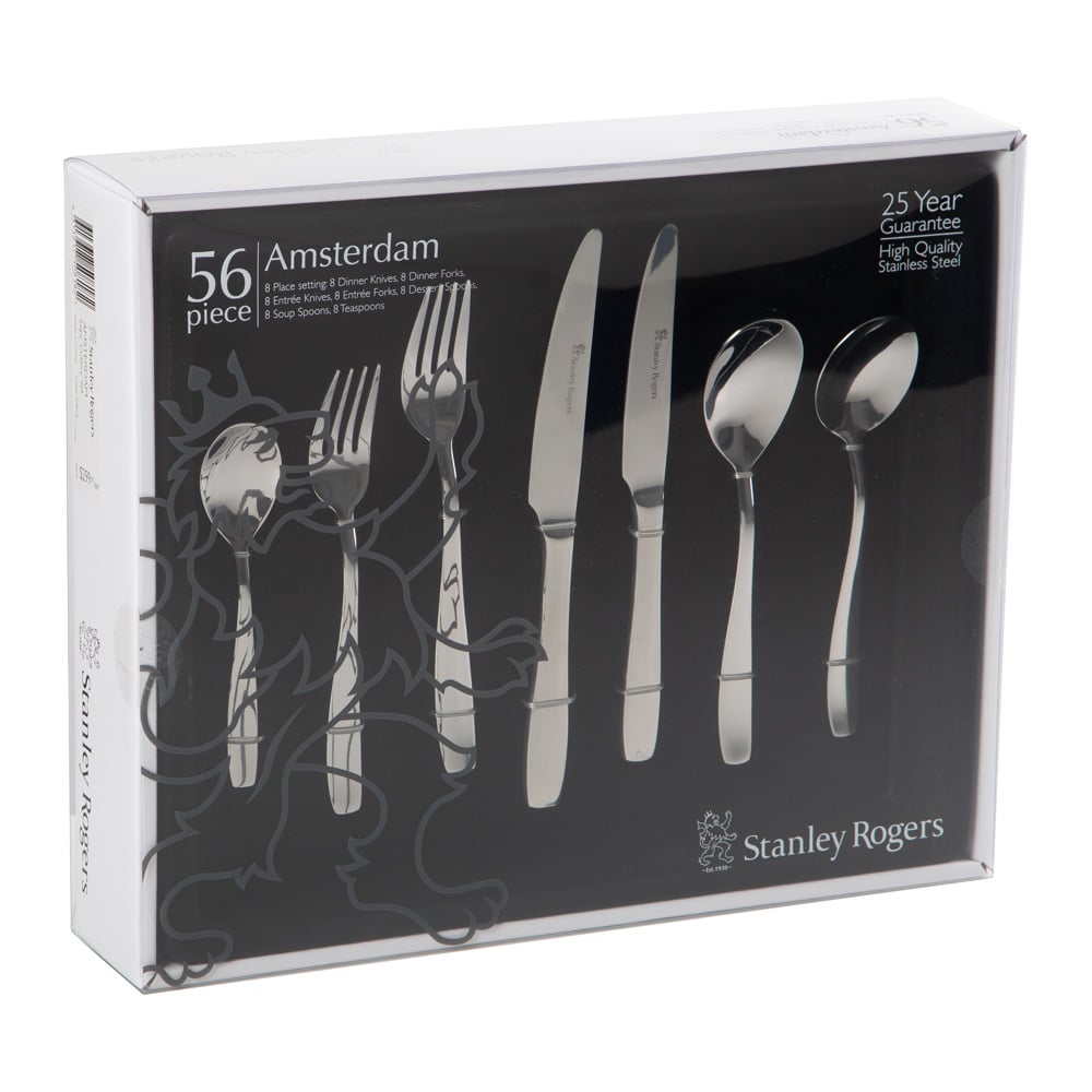 Stanley Rogers Amsterdam Cutlery Set 56pce Peter's of Kensington
