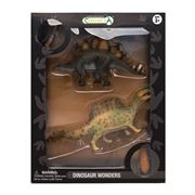 CollectA - Dinosaur Wonders Spinosaurus & Stegosaurus Set