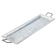Industrial Luxe - Galvanised Serving Tray Iron Large