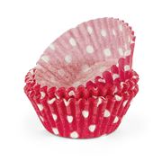Regency - Polka Dot Mini Baking Cups Red & White 40pce