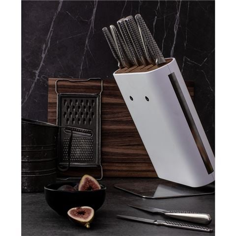Global - Hiro Knife Block Set Black 7pce