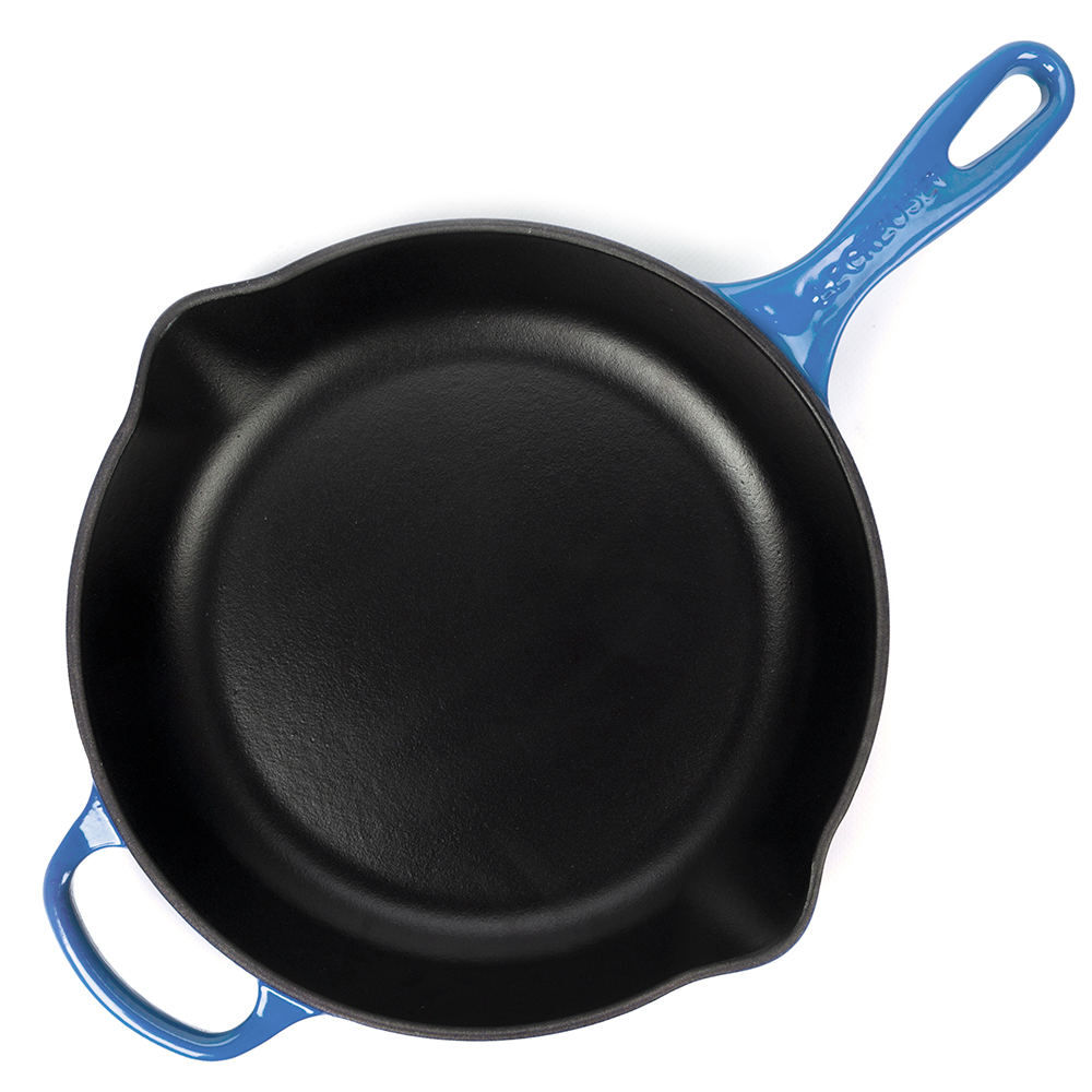 Le Creuset Signature Round Skillet Marseille Blue 26cm Peter's of