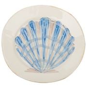 Flamant - Di Mare Plate Shell Blue 23cm