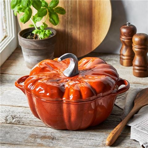 Staub Cocotte Pumpkin 24cm/3.4L - Peter's of Kensington