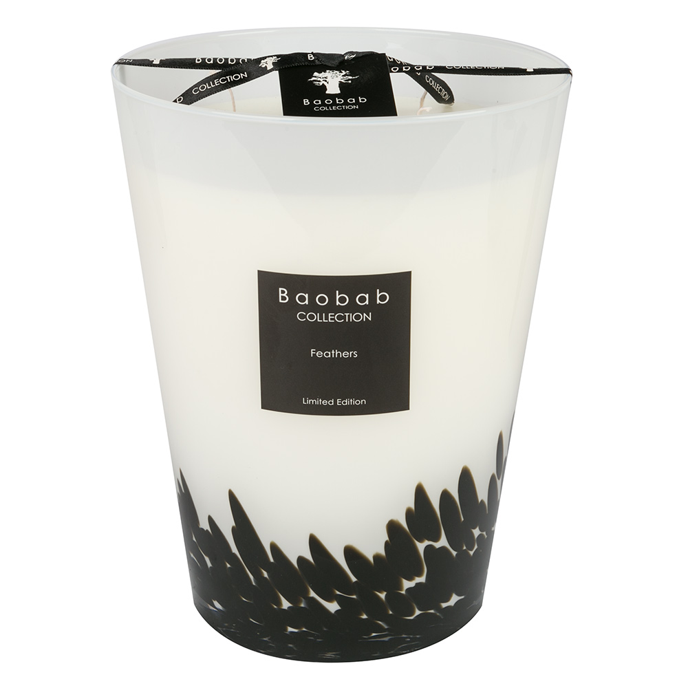 Baobab Black Pearls Candle 24cm Peter's of Kensington