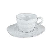Virginia Casa - Galestro Espresso Cup & Saucer Set White