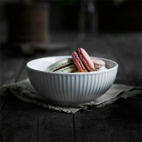 Pillivuyt - Plisse Salad Bowl Dove Grey 15cm