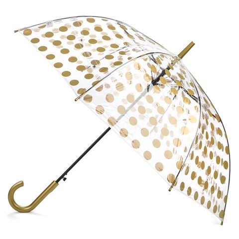 Clifton - Polka Dot Automatic Umbrella Gold