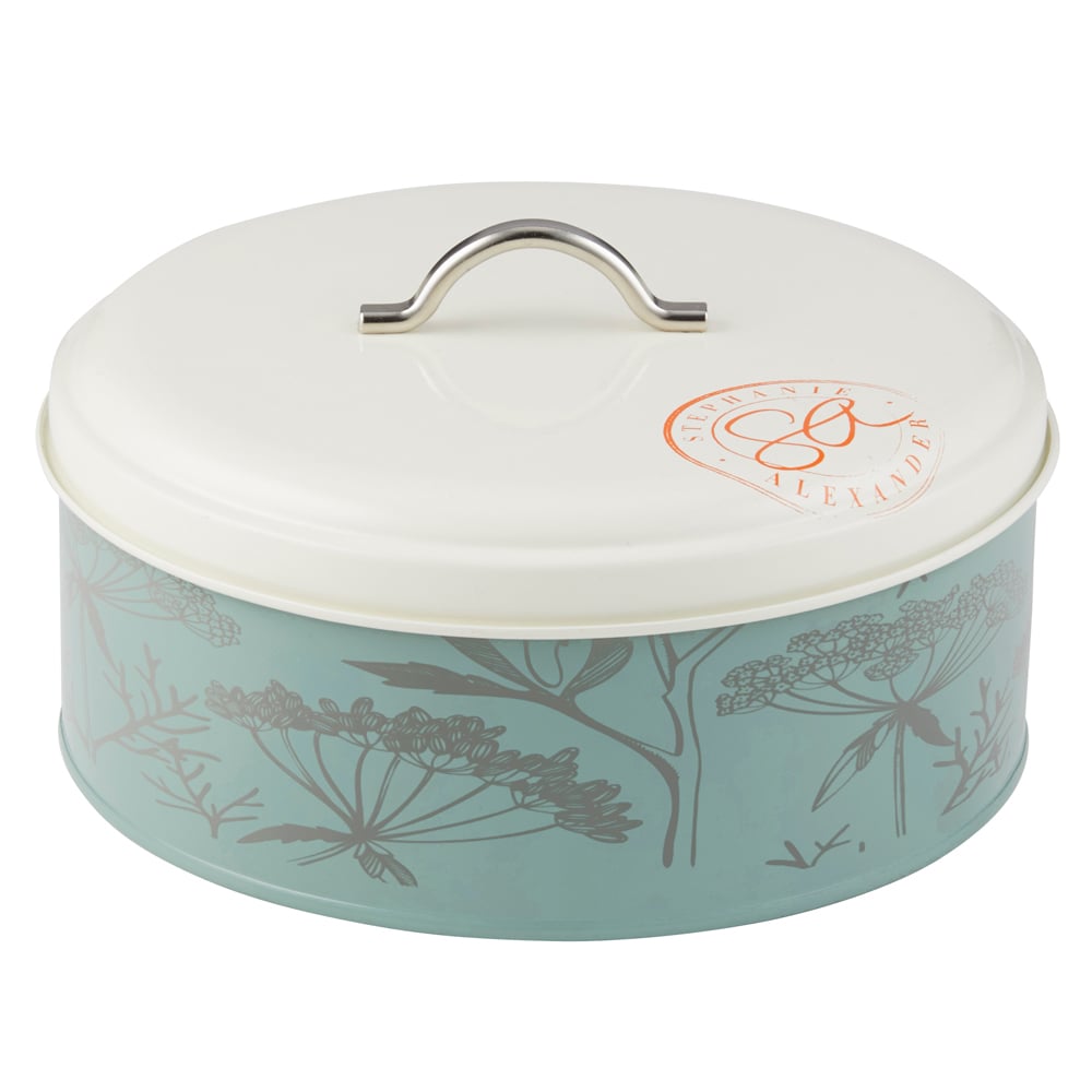 Stephanie Alexander Enameled Round Cake Storage Tin 21cm