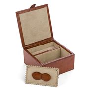 Rossini Leather - Square Travel Jewellery Box