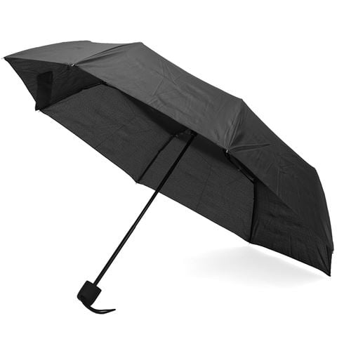 Clifton Deluxe MiniMaxi Windproof Umbrella Black - Peter's of Kensington