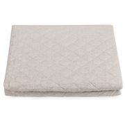 Madreperla - Diamond Cot Quilt Linen Flax