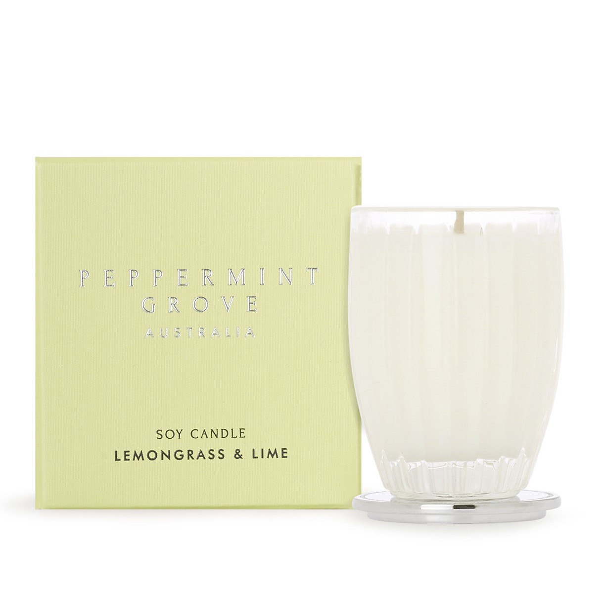 NEW Peppermint Grove Lemongrass & Lime Candle Small 60g 9349228000128 eBay