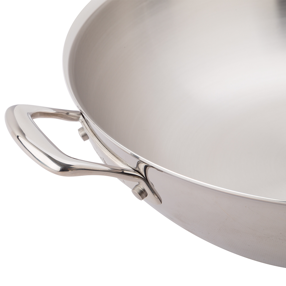 Essteele Per Sempre S/Steel Wok With Lid 34cm/7.2L Peter's of