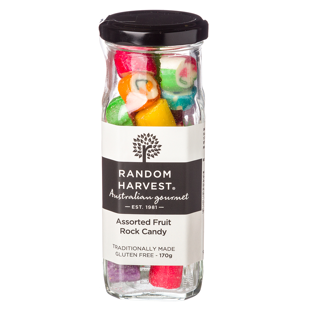 Random Harvest Assorted Fruit Rock Candy 170g Peter's of Kensington