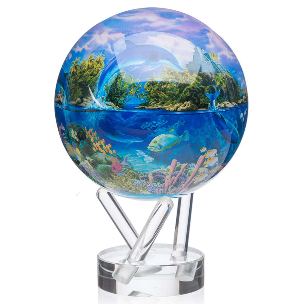 NEW Mova Small Sea Life Spinning Globe | eBay