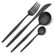 Cutipol - Moon Canteen Cutlery Black Set 24pce