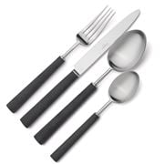 Cutipol - Ebony Canteen Cutlery Set 24pce