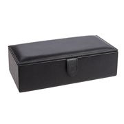 Redd Leather - Natural Milled Watch Box Black