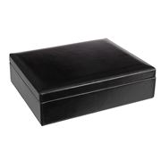 Redd Leather - Dakota Jewellery Box W/ Lift-Out Tray Black