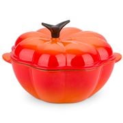 Le Creuset - Pumpkin Casserole Pot Volcanic Orange 22cm