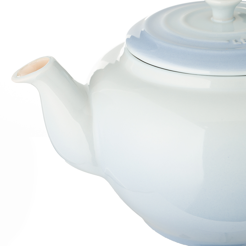 Le Creuset Stoneware Teapot With S/S Infuser Coastal Blue Peter's