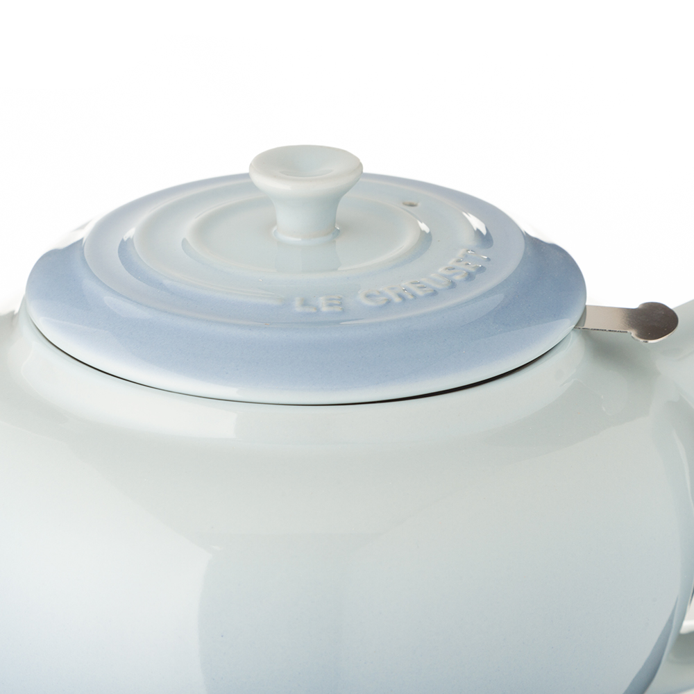 Le Creuset Stoneware Teapot With S/S Infuser Coastal Blue Peter's