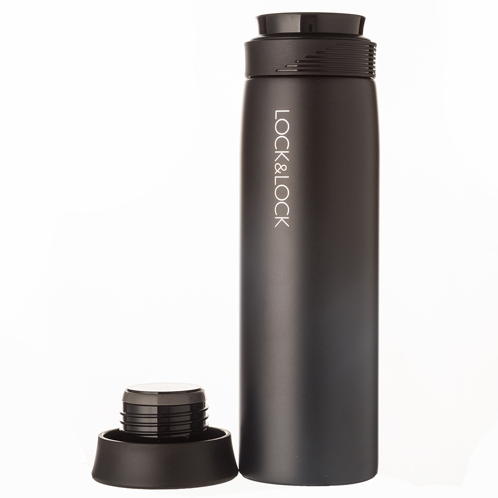 Lock & Lock Line Tumbler Black 400ml Peter's of Kensington