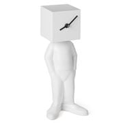 Antartidee - Cubic Man Clock White 31cm