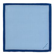 Dalvey - Pindot Pocket Square Blue