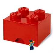 LEGO - 4-Stud Brick Drawer Red