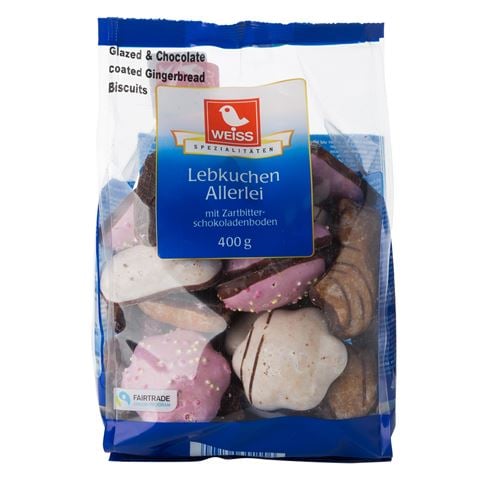 Weiss - Chocolate Coated Gingerbread Biscuits 400g