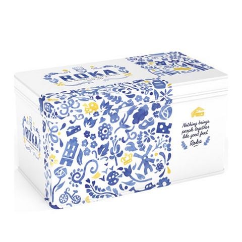 Roka - Gouda Cheese Crispies w/Delft Blue Tin 140g