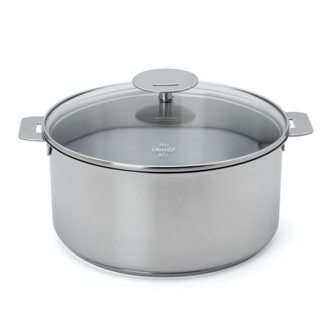 Cristel - Mutine Stewpot w/Glass Lid 22cm/3.9L Rem Handle
