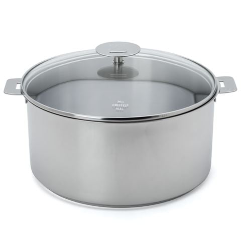 Cristel Mutine Stewpot w/Glass Lid 26cm/6.6L Rem Handle - Peter's of Kensington
