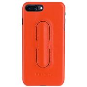 Fedon - iPhone 7 Plus Click Nappa Leather Case Orange