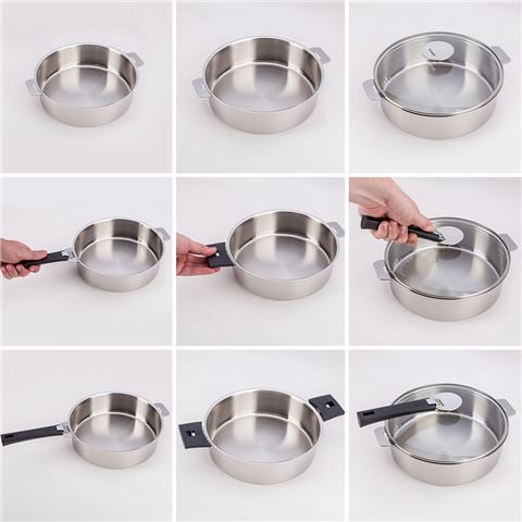 Cristel Casteline Removable Stainless Steel Side Handle - Peter's of Kensington