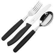 Victorinox - Cutlery Set Black 24pce