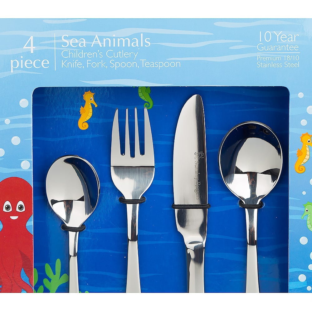 Stanley Rogers Sea Animals Children's Cutlery Set 4pce Peter's of