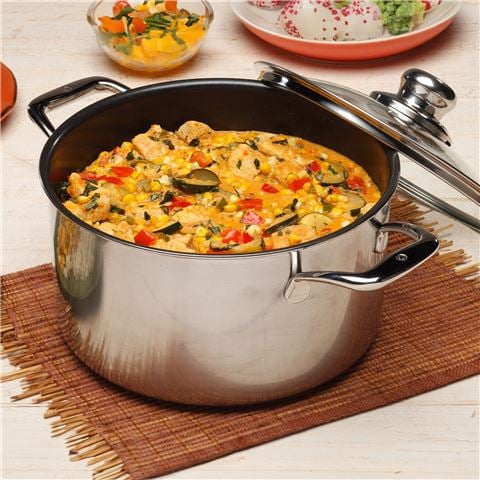 Swiss Diamond Prestige Clad XD Induction Stockpot 24cm/7.5L - Peter's of Kensington