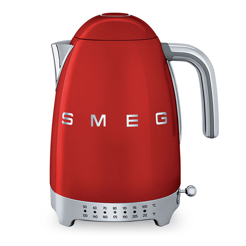 NEW Smeg 50's Variable Temperature Kettle KLF04 Red eBay