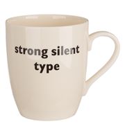 Big Tomato Company - Strong Silent Type Curved Mug