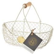 Burgon & Ball - Sophie Conran Harvesting Basket B/Milk Sml