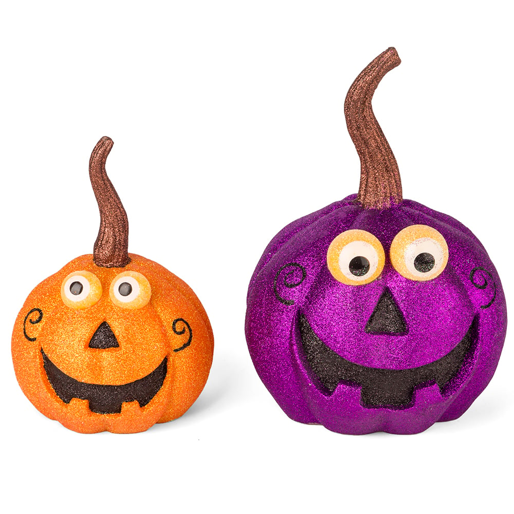 Raz Halloween HaJack O'Lantern Set of 2 Peter's of Kensington